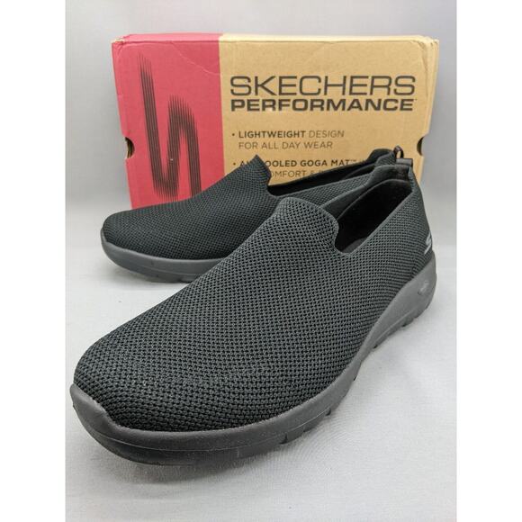 Skechers Women's Go Walk Joy Black Shoes Women's Size US 12 Goga Mat - Picture 1 of 13